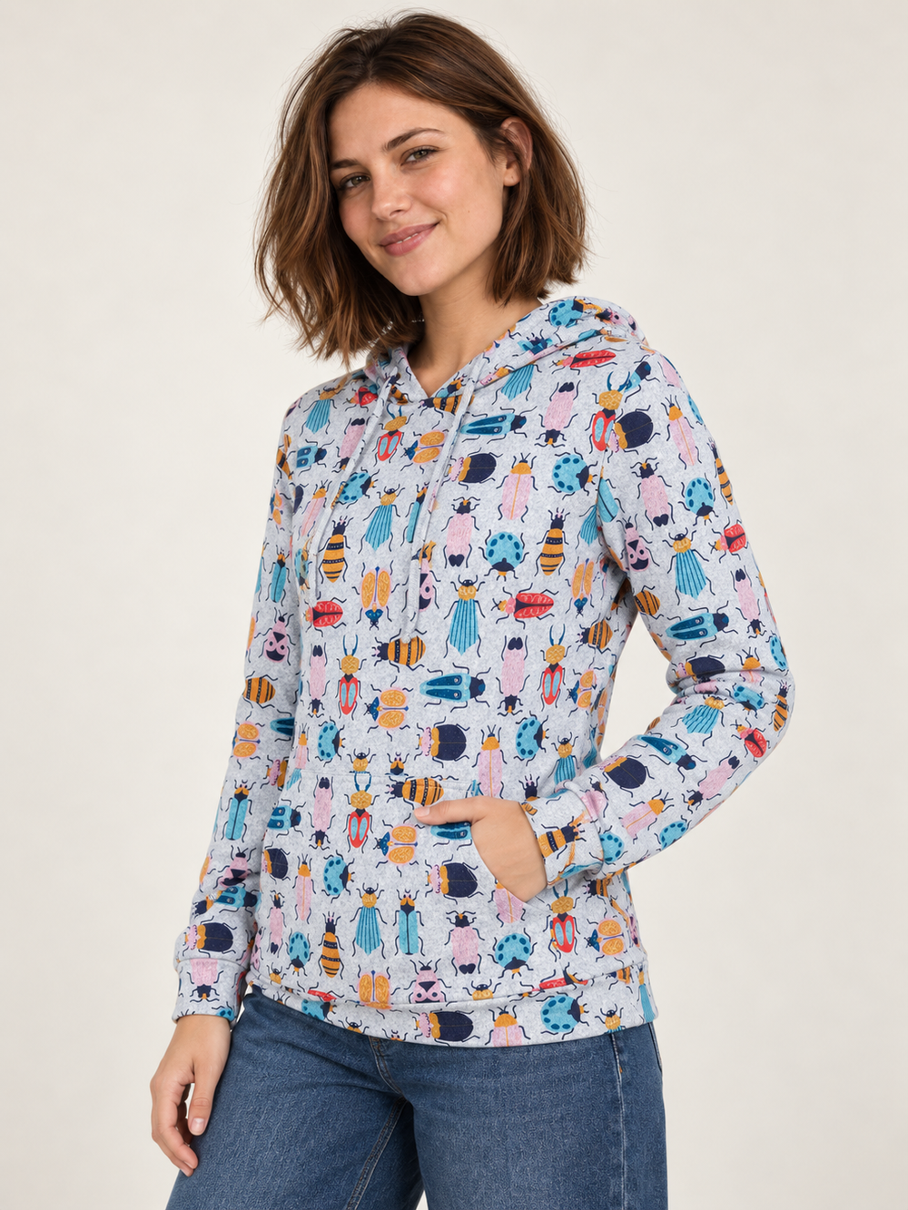Beetle Hoodie — angled view
