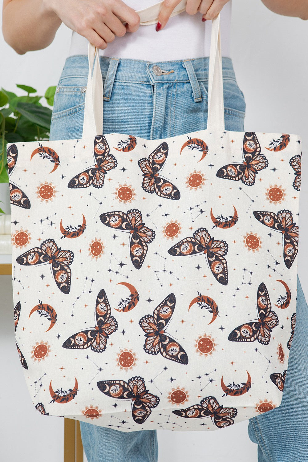 Butterfly Constellation Tote Bag