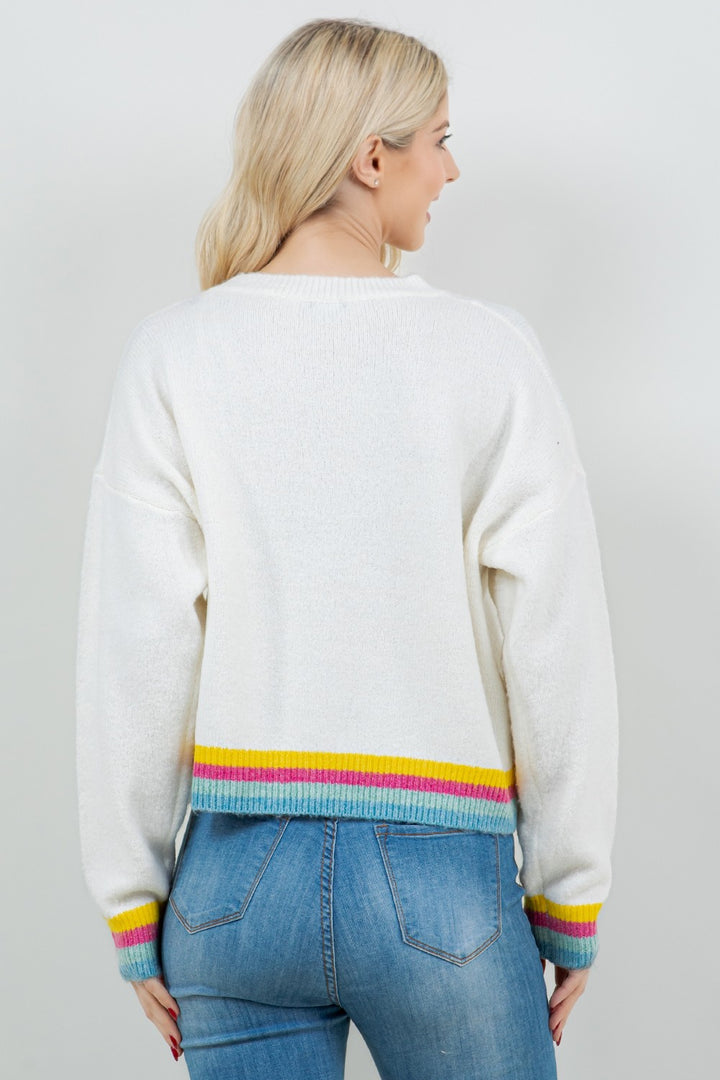 Heart Sequin Cardigan