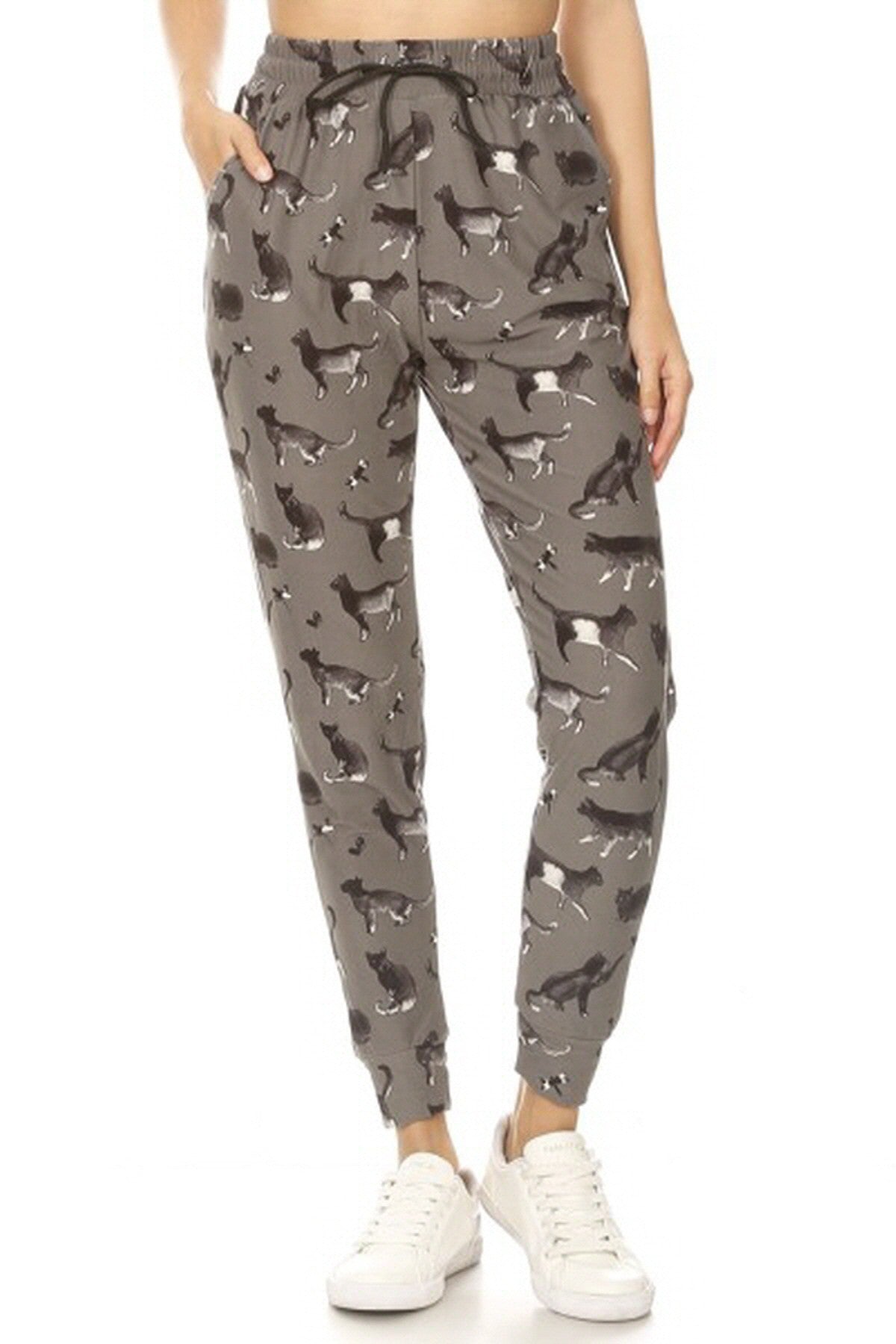 Gray Cat Joggers