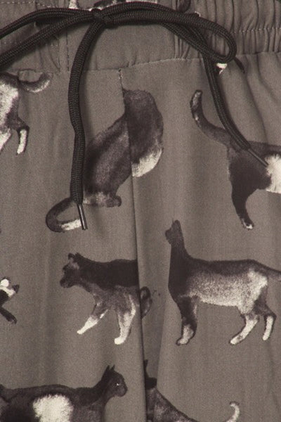 Gray Cat Joggers