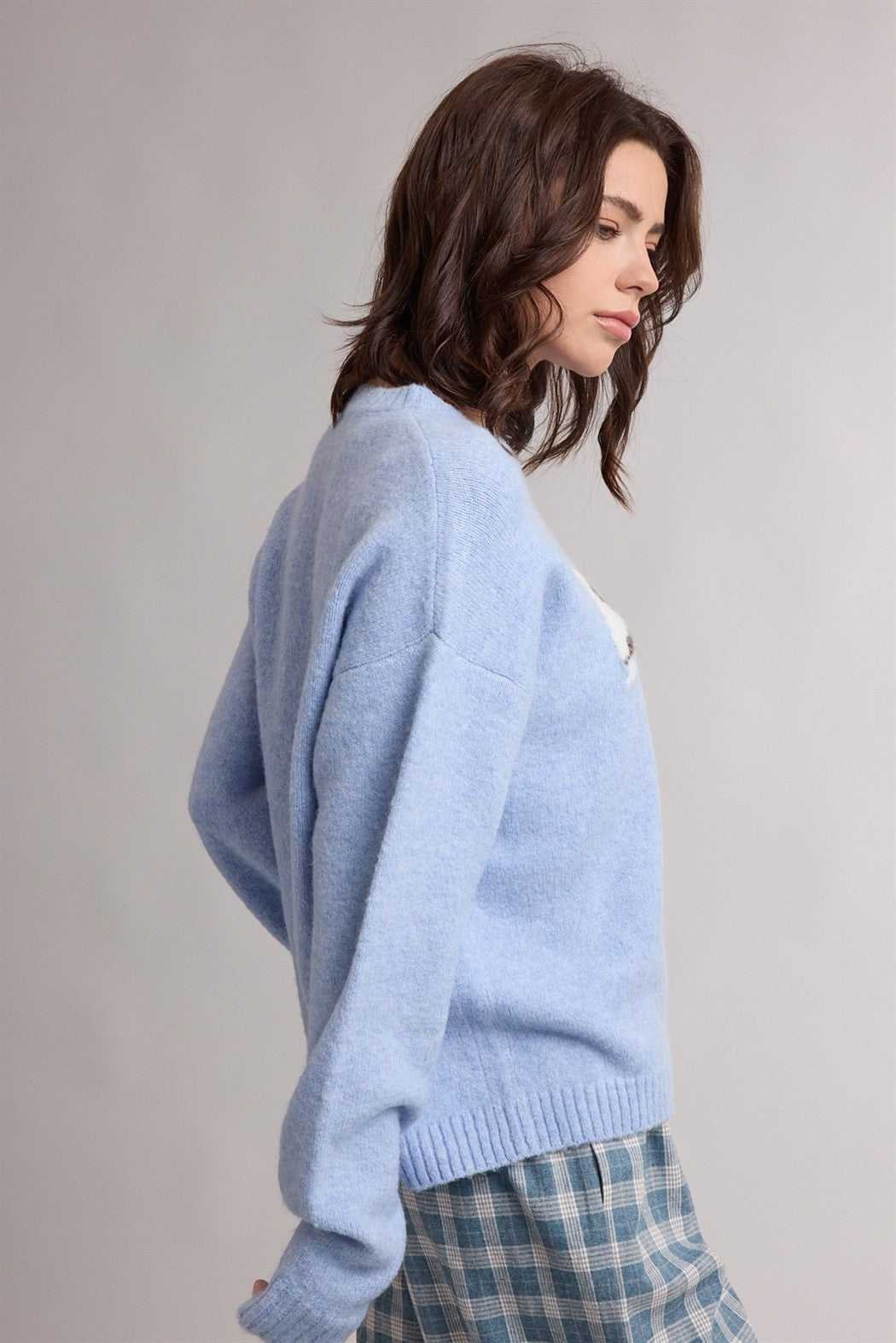Cat Sweater Blue