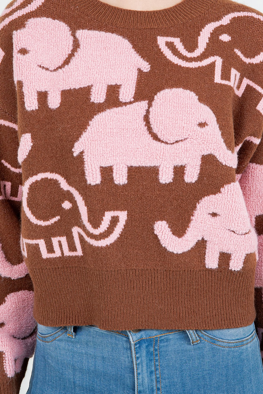 Elephant Sweater Rust