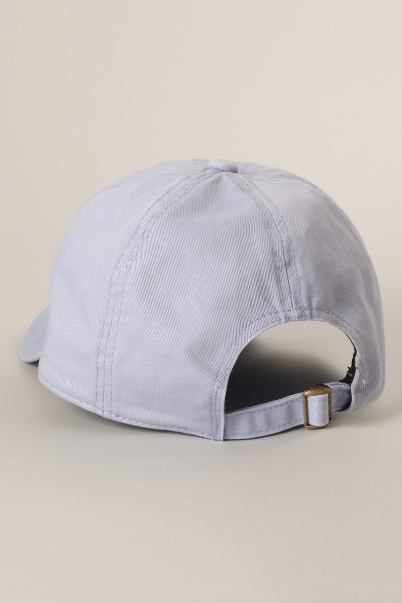 Flower Bloom Hat Light Blue