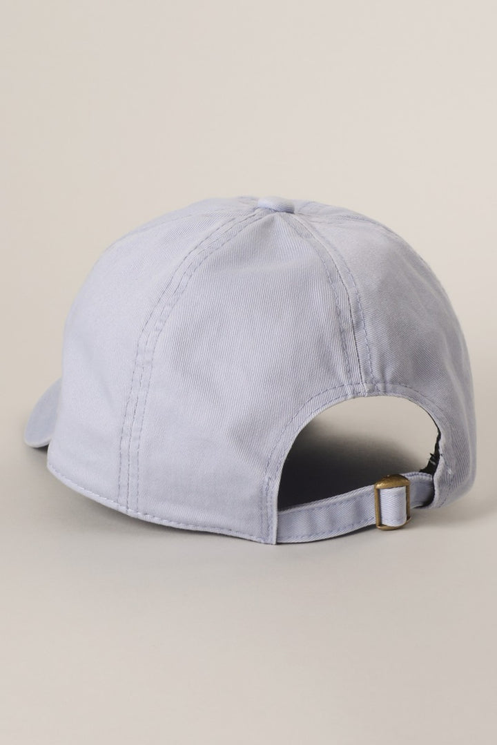Flower Bloom Hat Light Blue