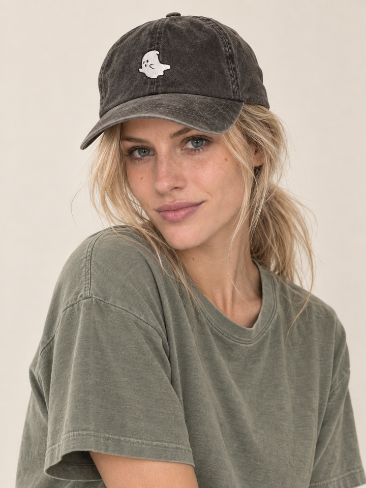 Model wearing the Ghost Hat