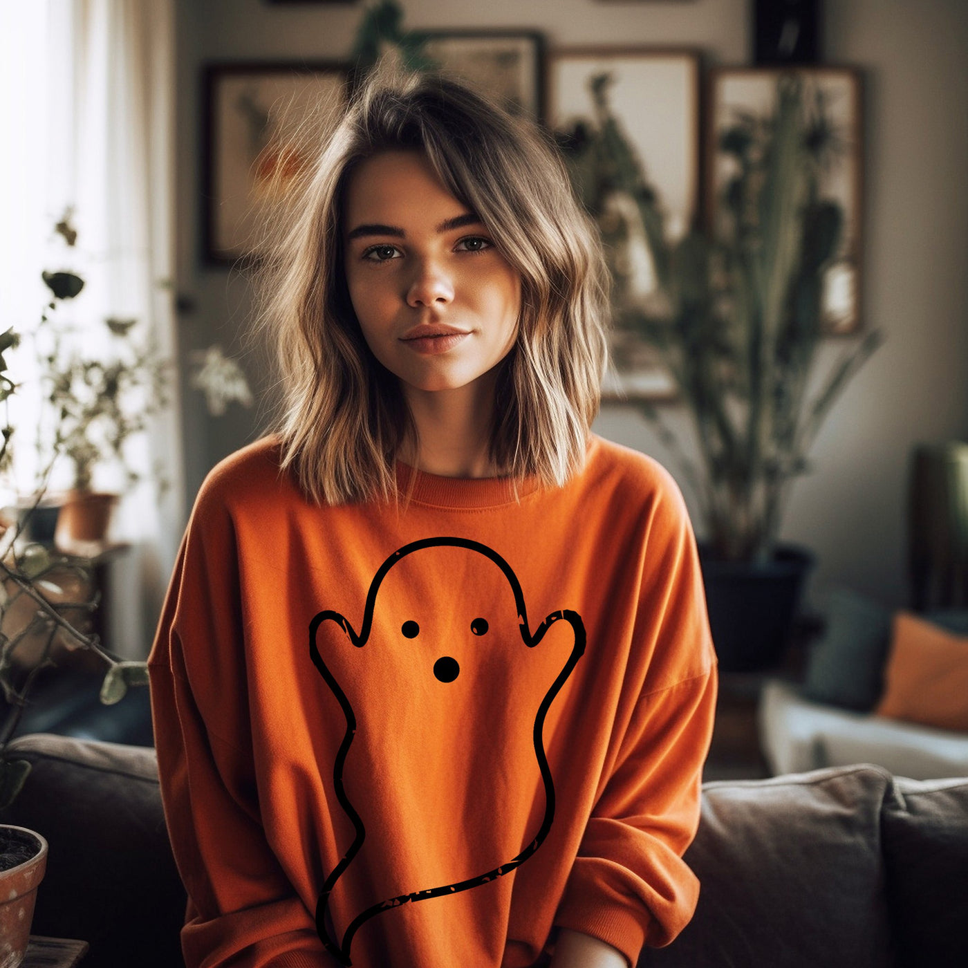Ghost Orange Sweatshirt