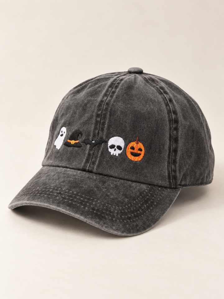 Halloween Icons Hat Black angled view