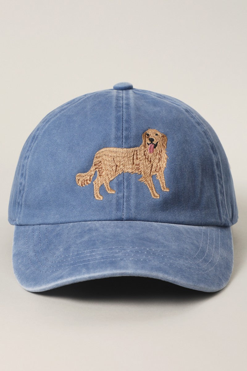 Golden Retriever Hat Denim