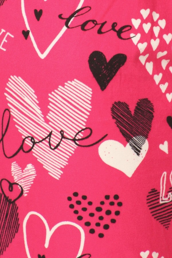 Heart Joggers Pink