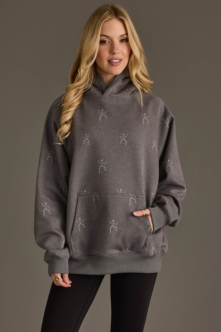 Halloween Hoodie Dancing Skeleton