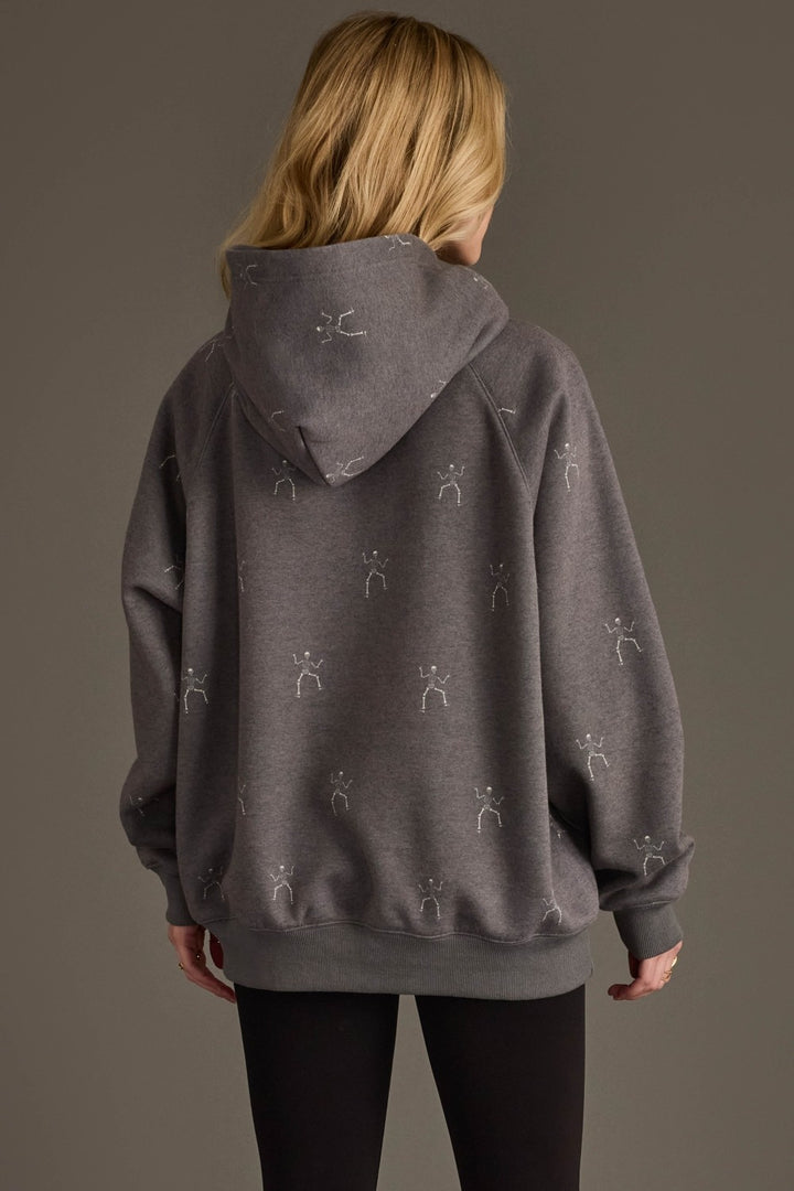 Halloween Hoodie Dancing Skeleton