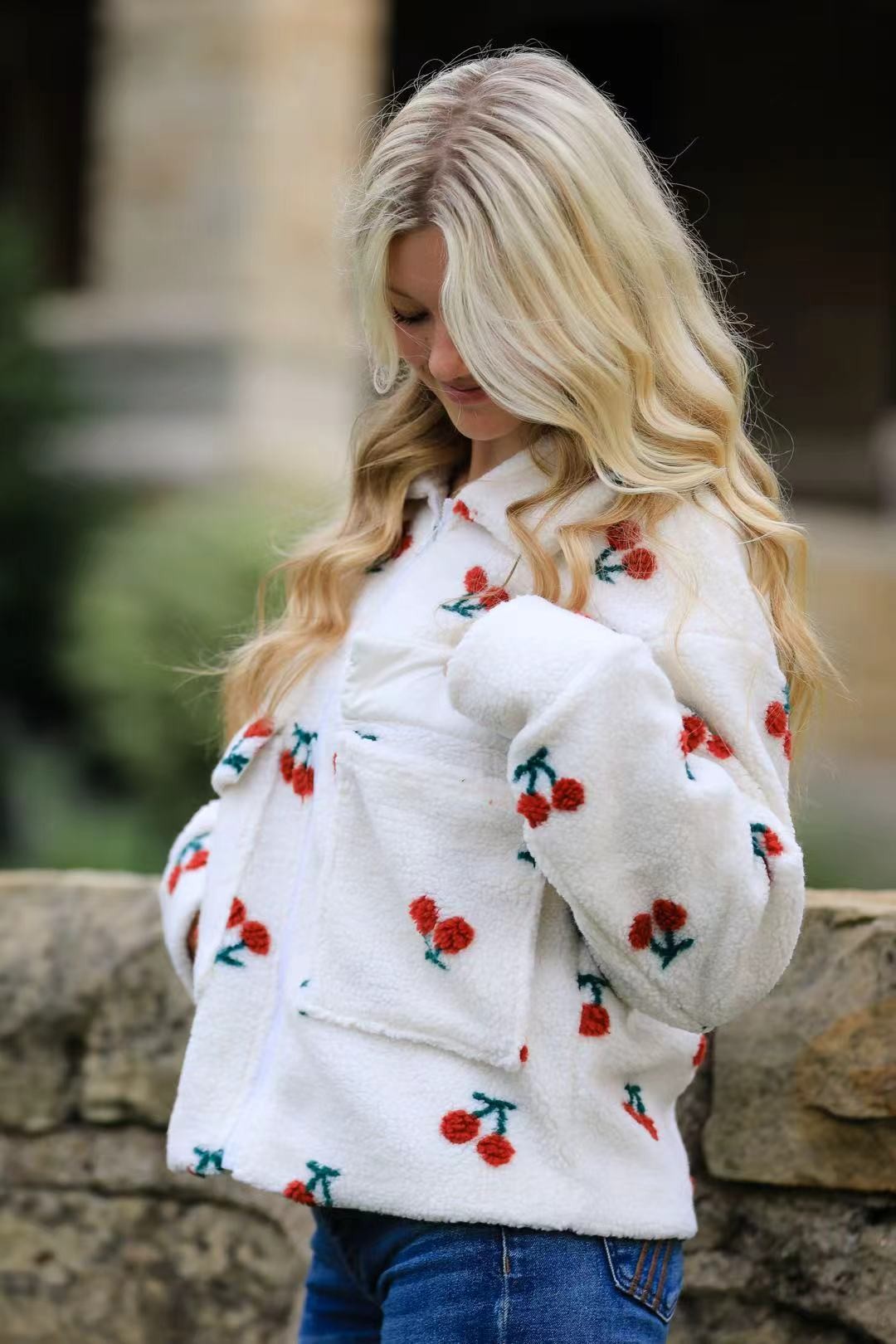 Sherpa Cherry Jacket