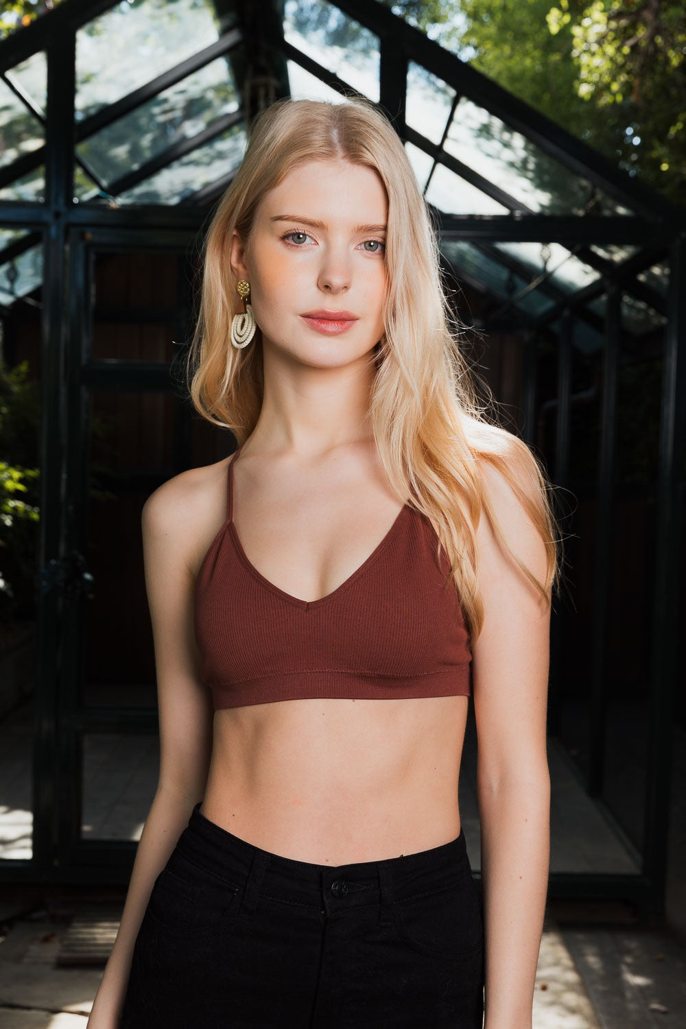 Moon Bralette Chocolate Brown