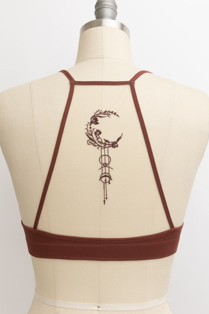 Moon Bralette Chocolate Brown