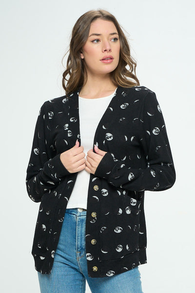 Moon Phases Cardigan