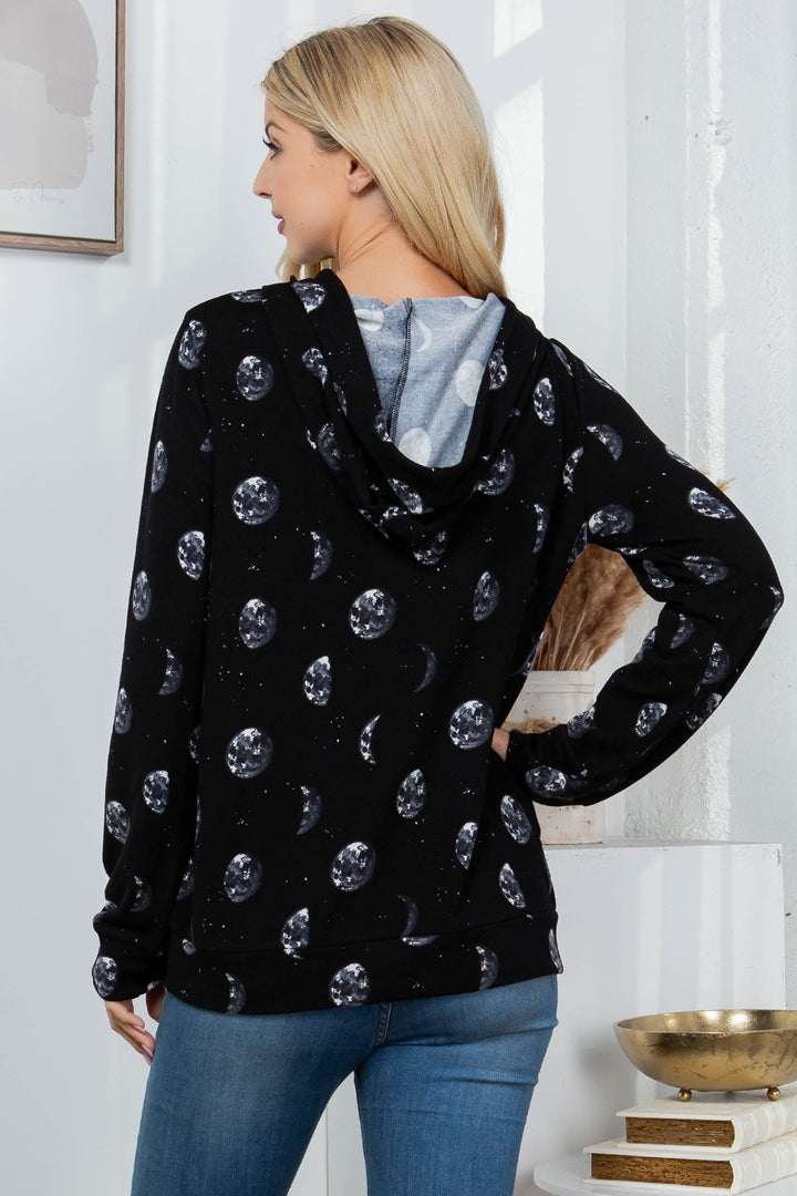 Moon phase hoodie hotsell