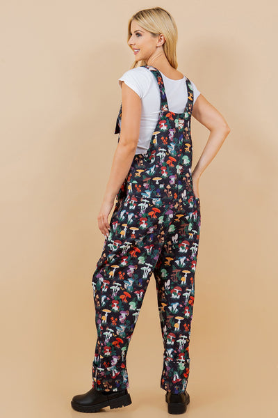 Mushroom Garden Overalls