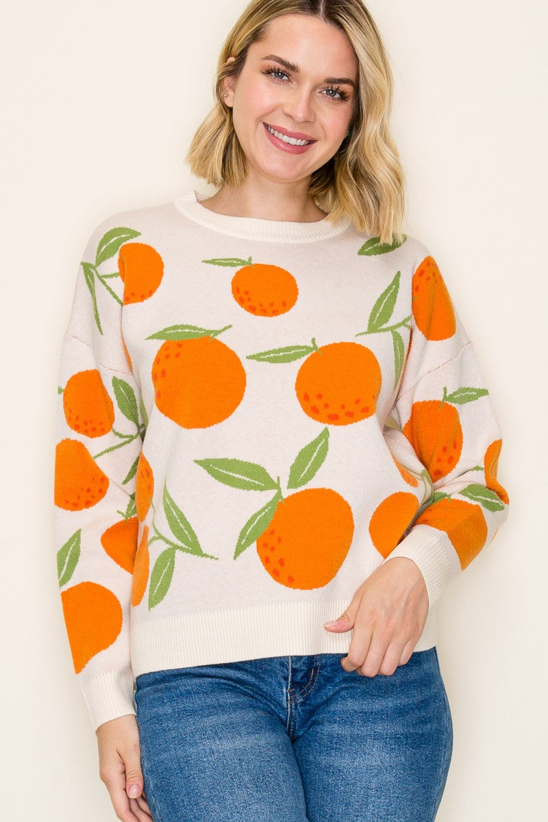 Orange Sweater