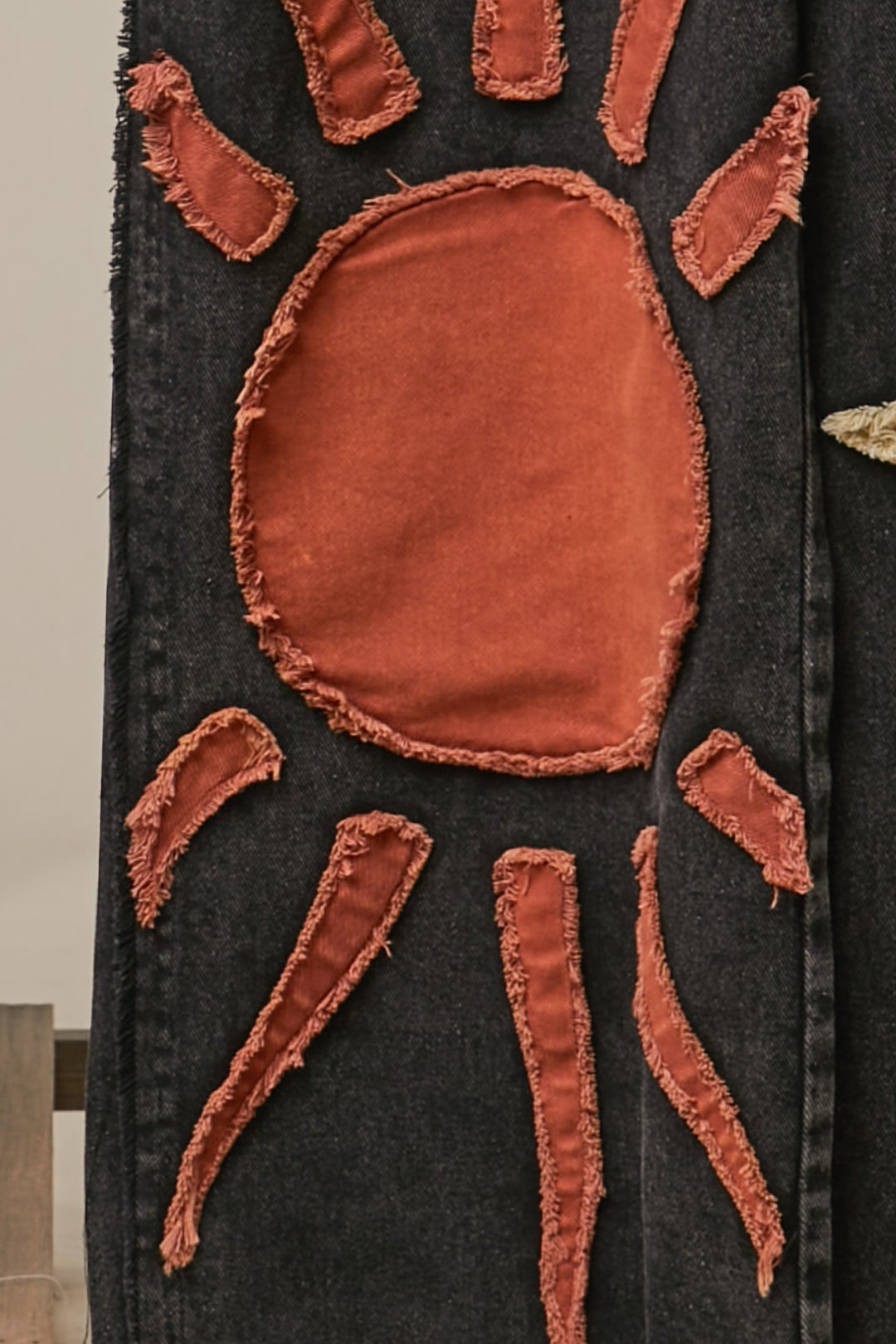 Moon And Star Patchwork Overalls