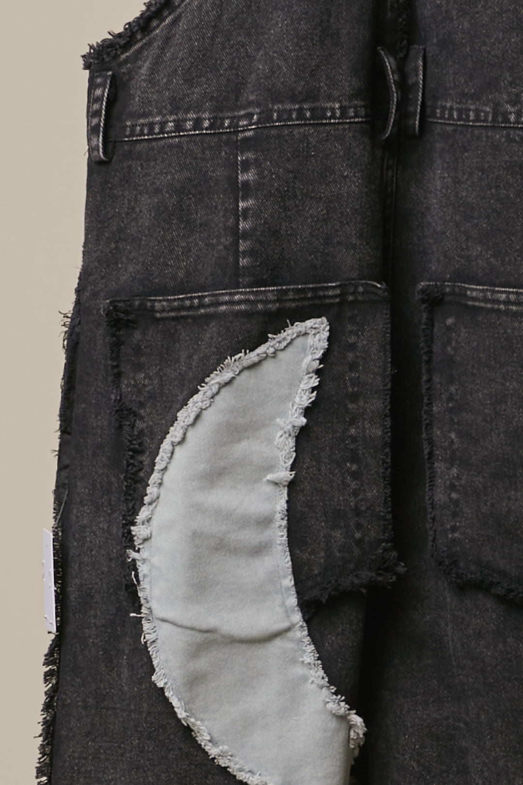 Moon And Star Patchwork Overalls