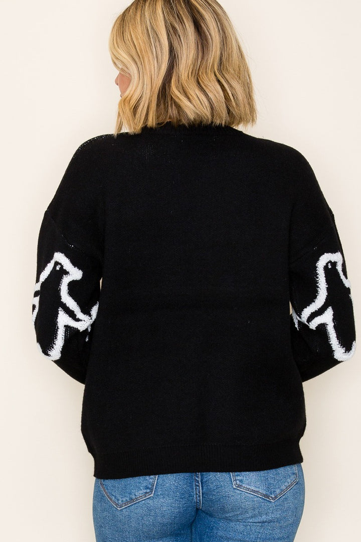 Penguin Sweater Black