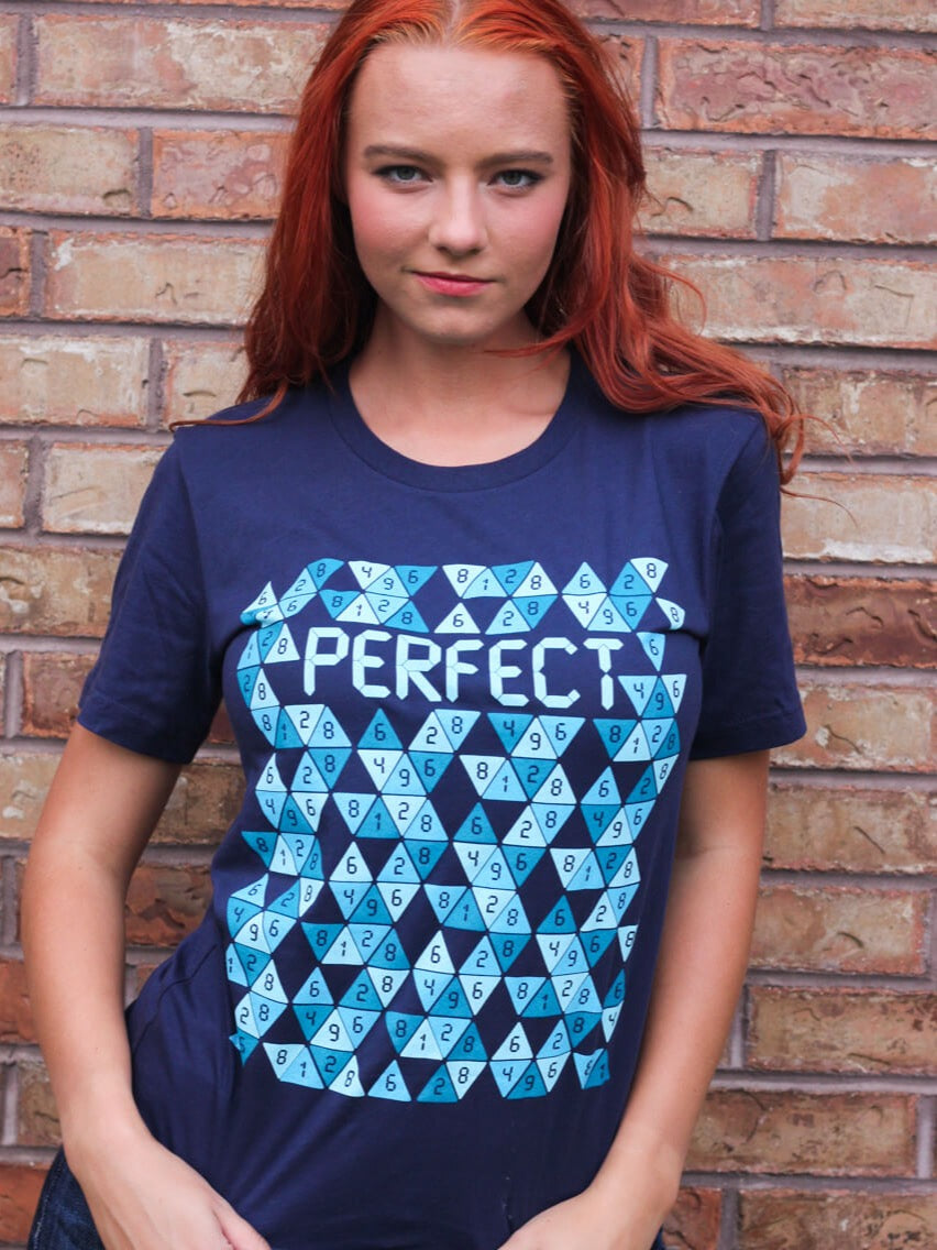 Perfect Numbers Math Tee front view