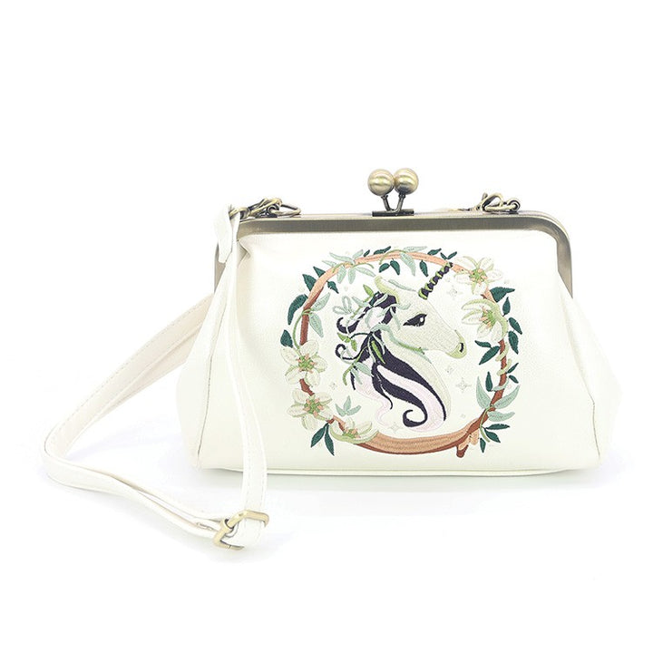 Unicorn Kisslock Bag