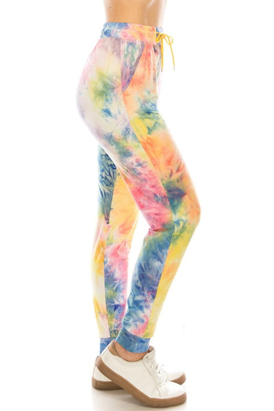 Rainbow Tie Dye Joggers