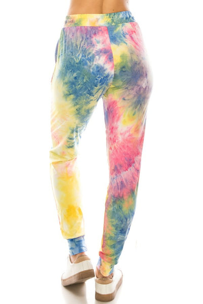 Rainbow Tie Dye Joggers