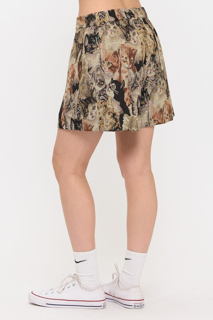 Cat Tapestry Shorts