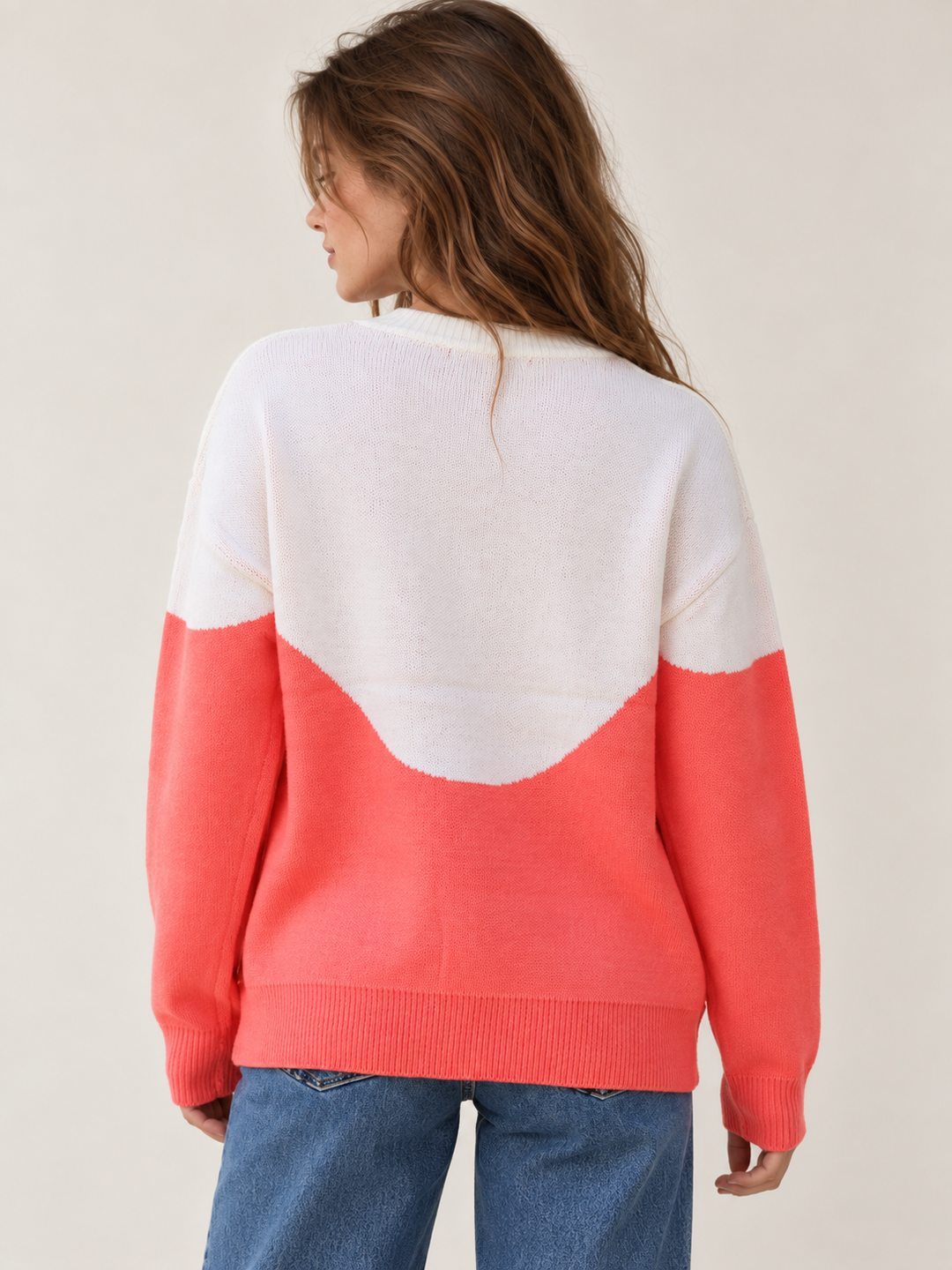 Spicy Sweater back view on model