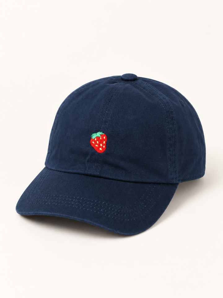 Strawberry Hat Navy angle view