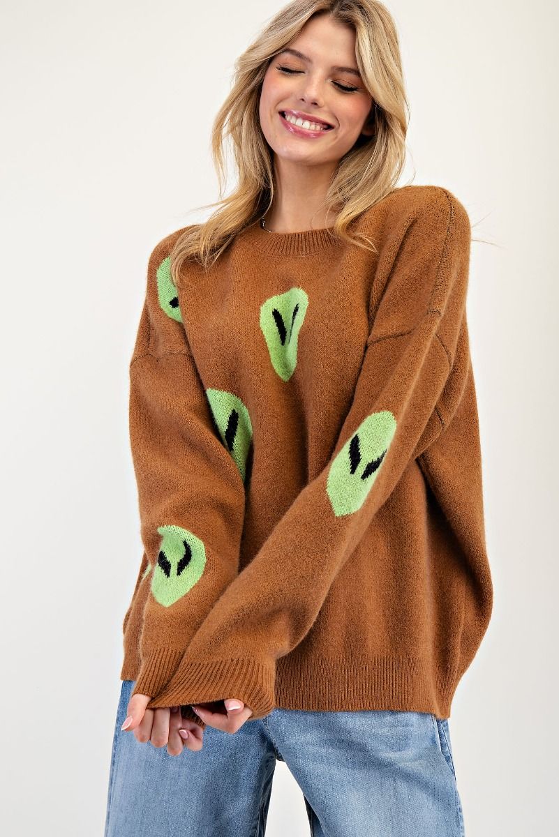 Alien Sweater Brown
