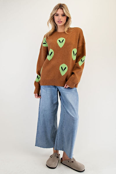 Alien Sweater Brown
