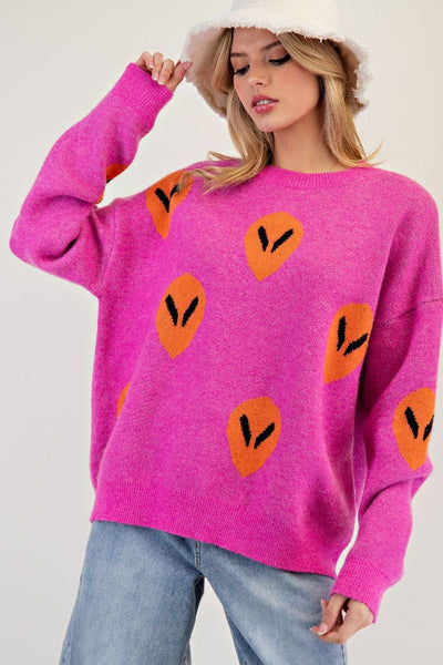 Alien Sweater Pink