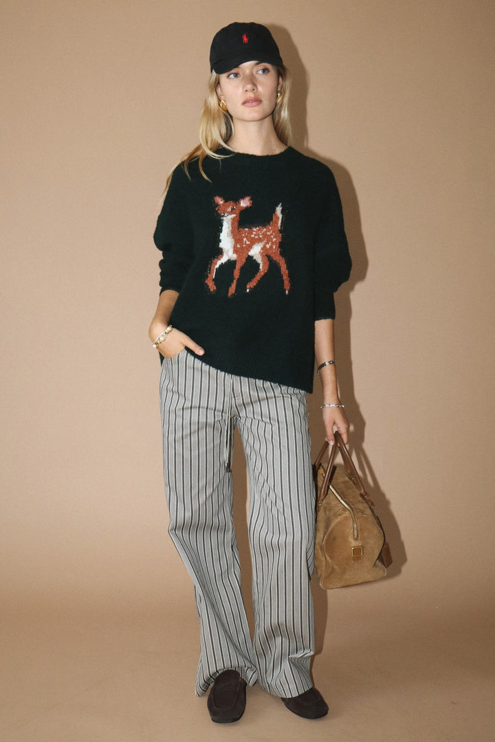 Baby Deer Sweater Forest Green
