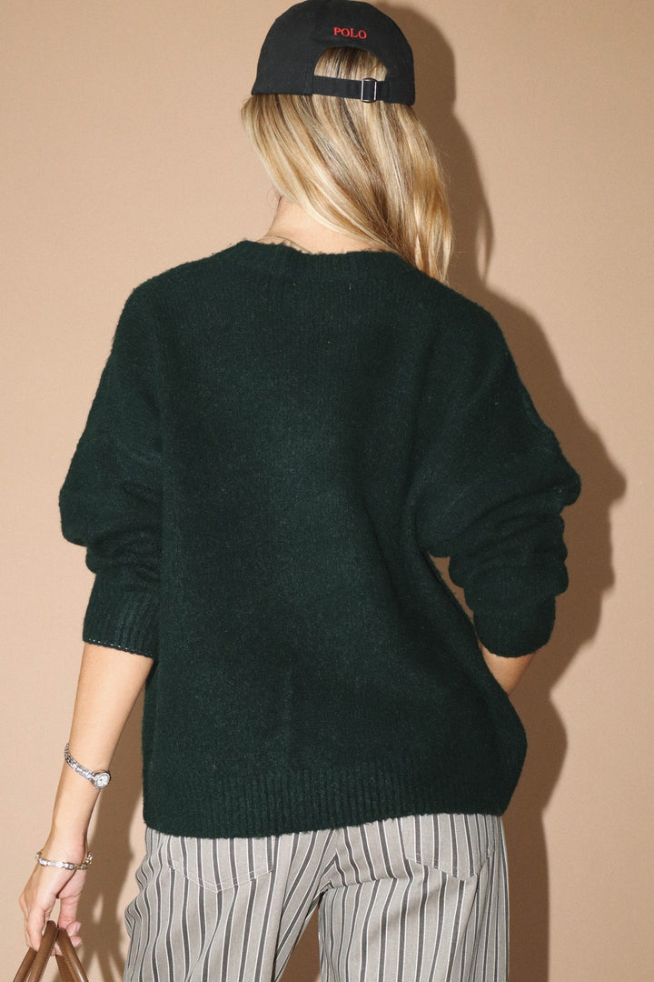 Baby Deer Sweater Forest Green