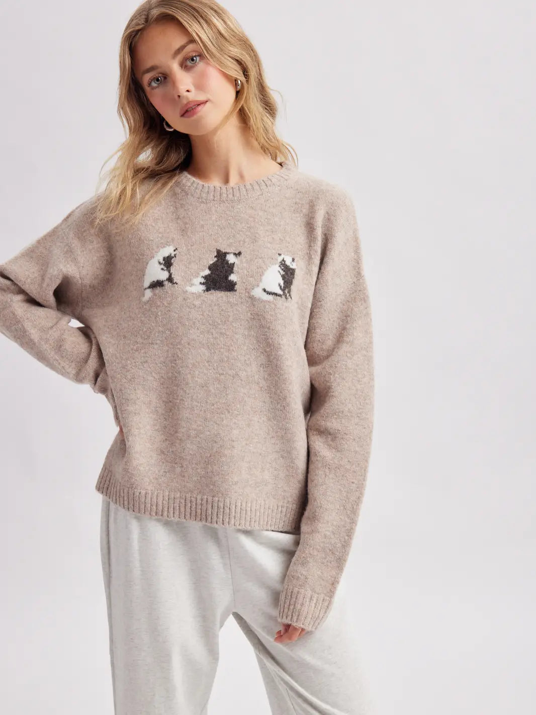 Cat Sweater Mocha