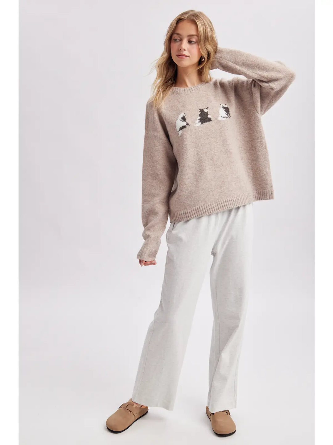 Cat Sweater Mocha