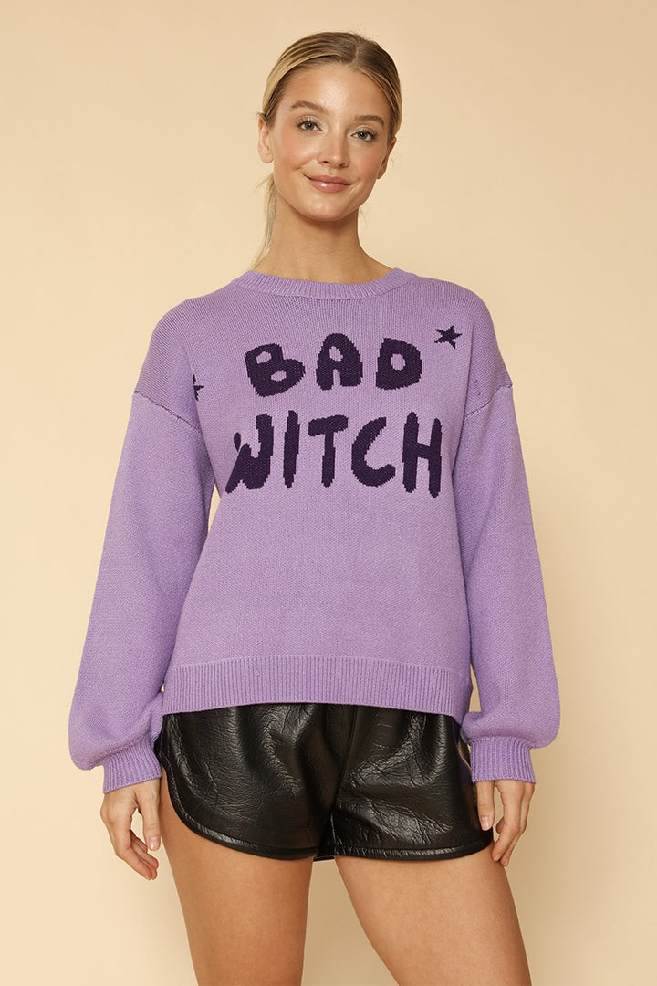 Halloween Sweater Bad Witch