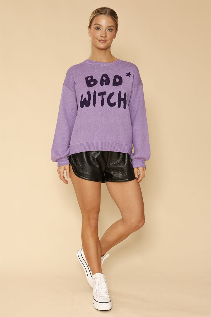 Halloween Sweater Bad Witch