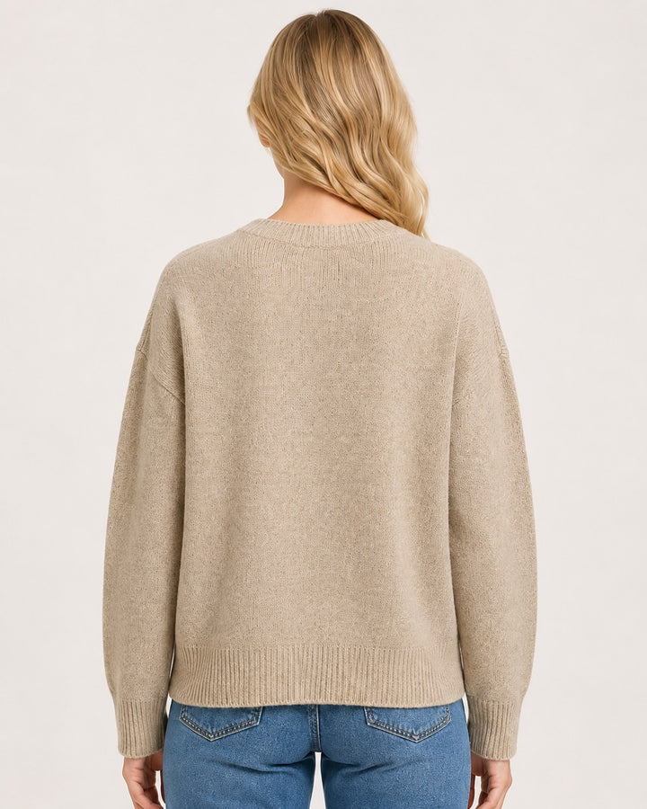 Raccoon Sweater Taupe