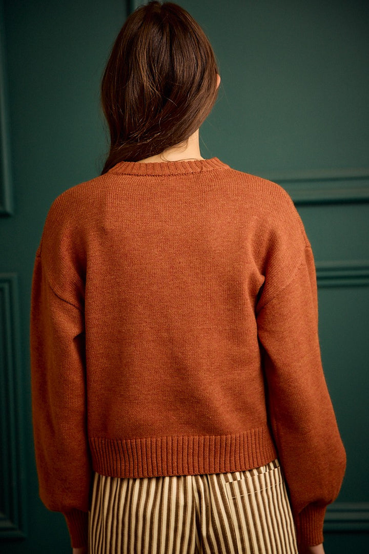 Swan Sweater Rust