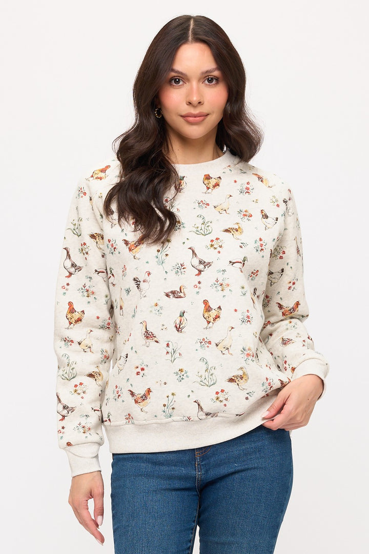 Ducks and Chickens Sweatshirt