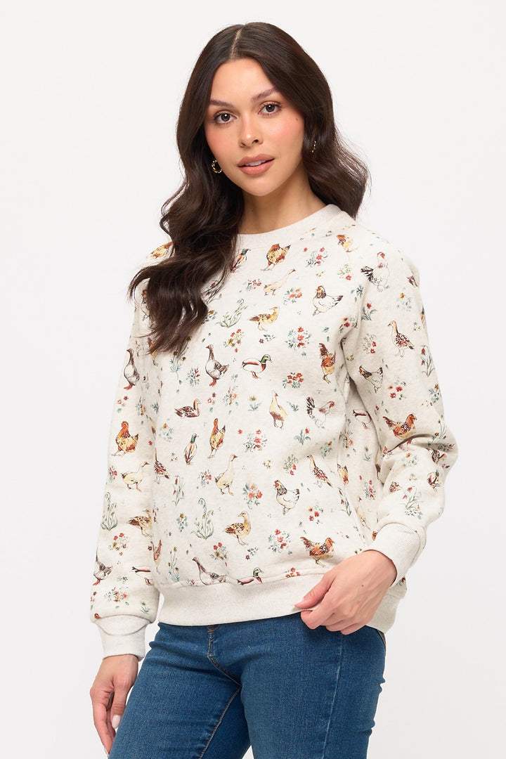 Ducks and Chickens Sweatshirt