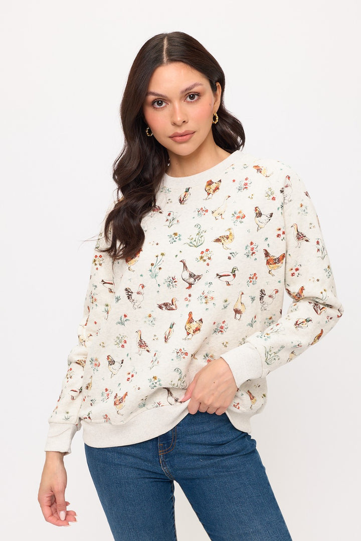 Ducks and Chickens Sweatshirt