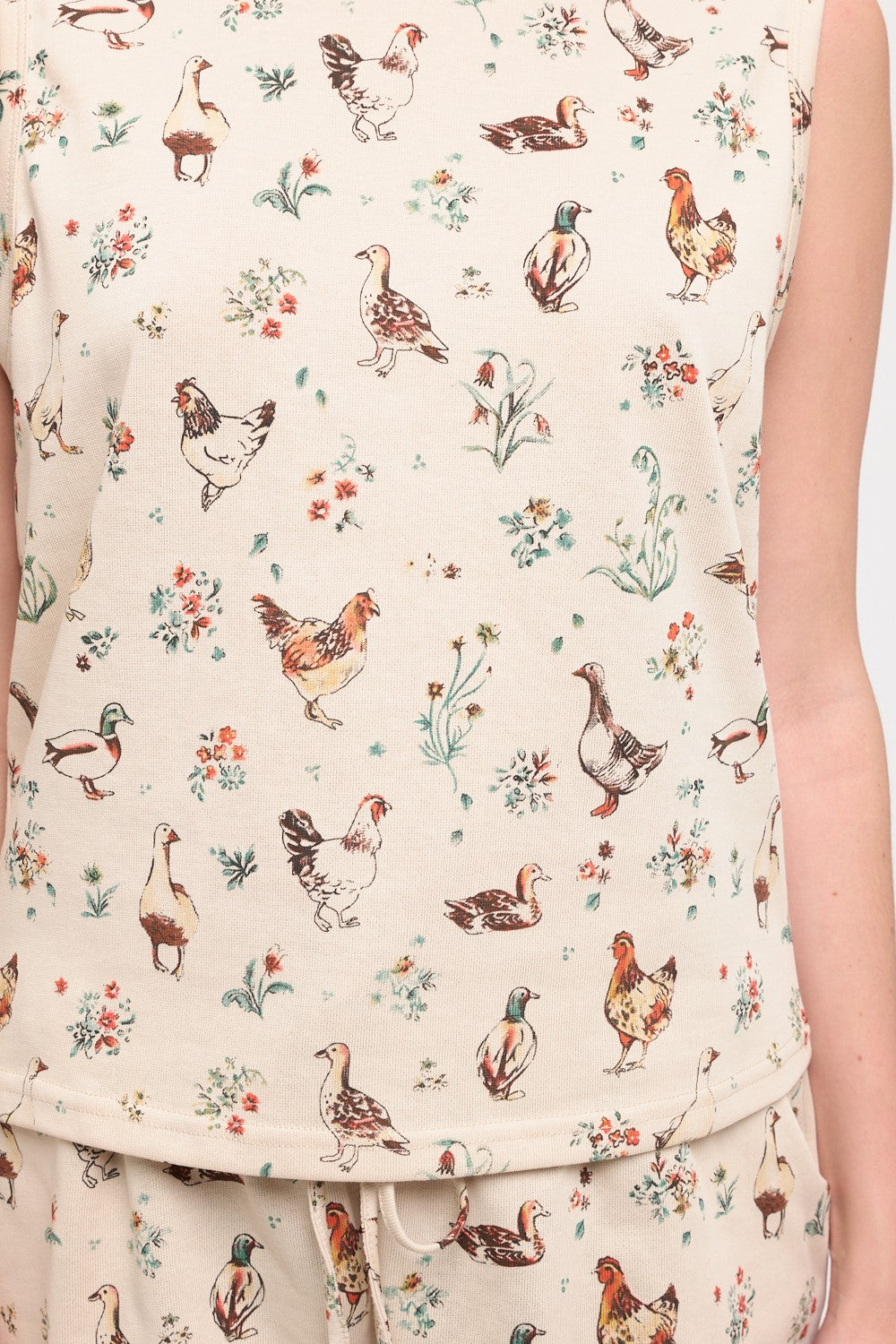 Ducks and Chickens Tank Top