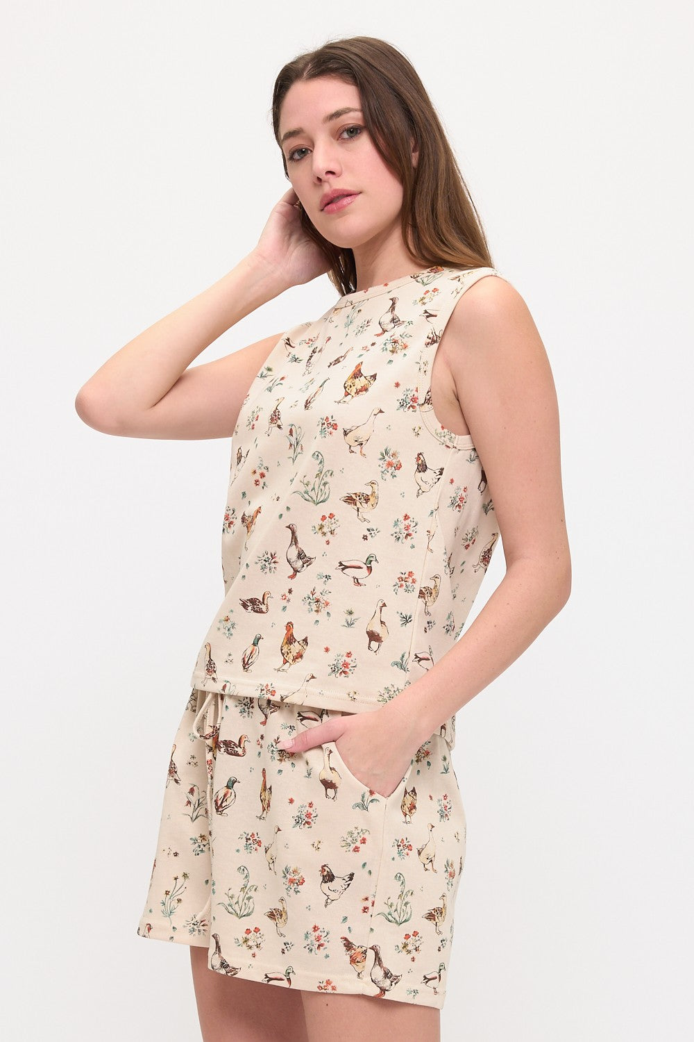 Ducks and Chickens Tank Top