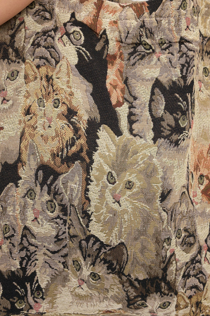 Cat Tapestry Tote Bag